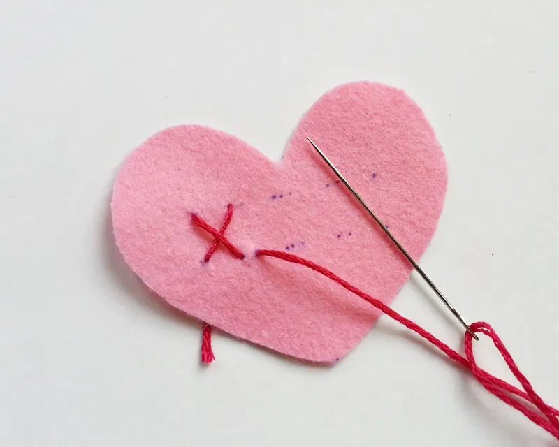 20160103 123402 - Cross Stitched Heart Plushies