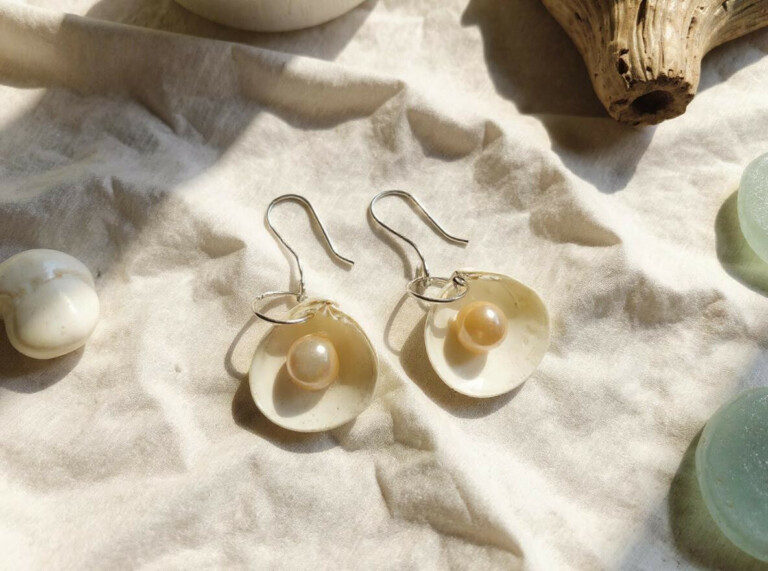 How to Make Sea Shell Earrings (DIY Beach Jewelry Under $3!)