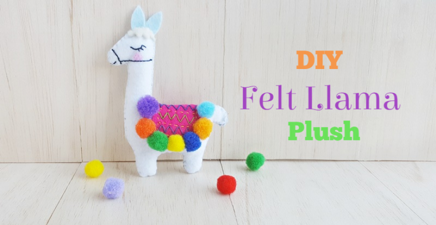 DIY Felt Llama Plush - Free Pattern 