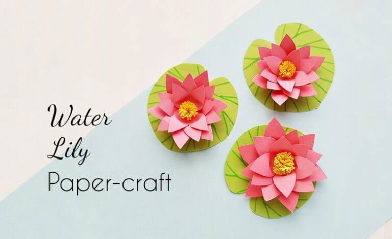 How to Make Pretty Paper Lilies (+ Free Printable Template)