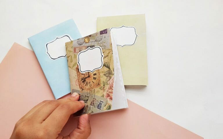 How to Make a Notebook from Scrap Papers