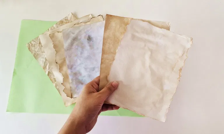 5 Methods to Make Paper Look Old (8 Distinct Aging Effects)