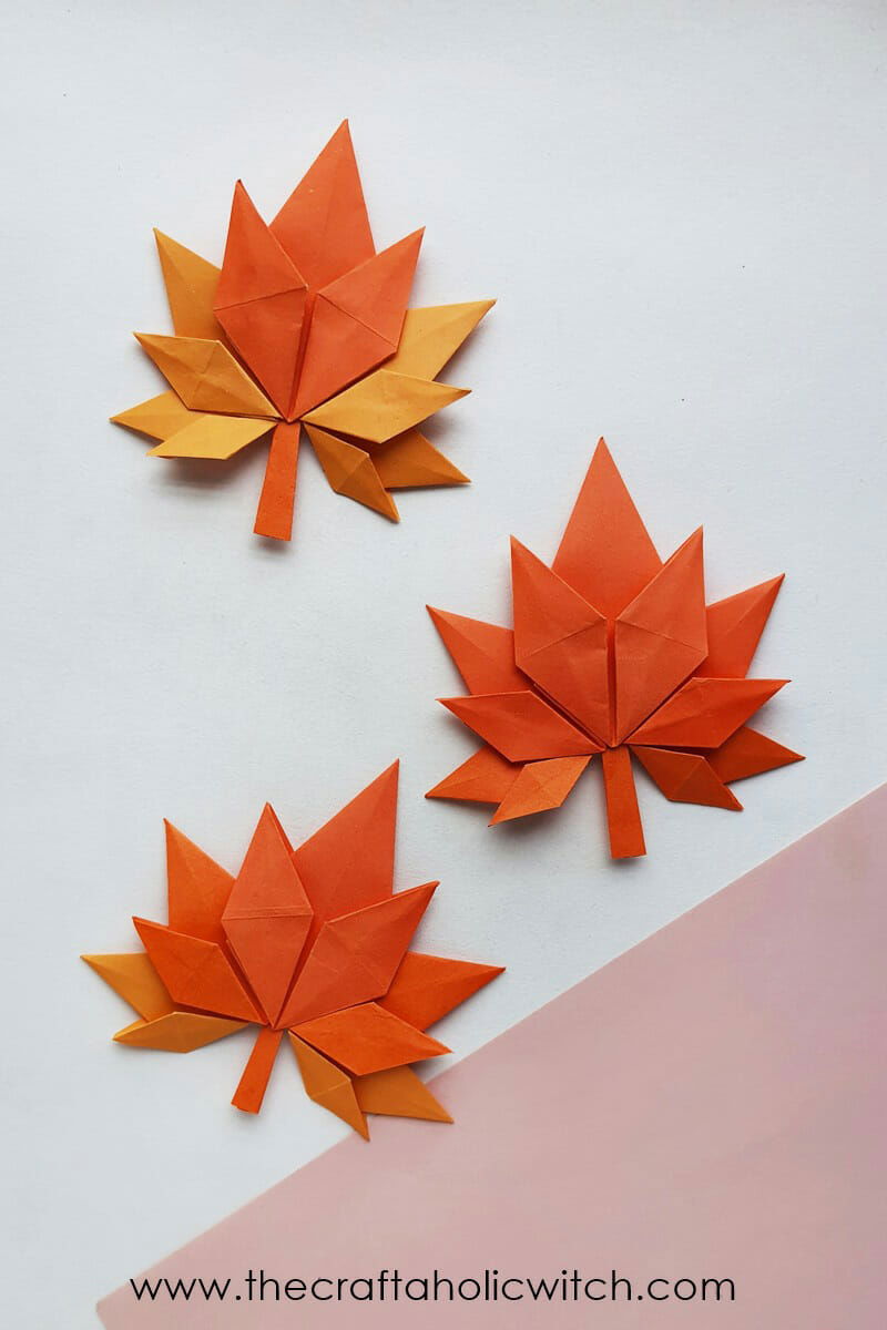 origami maple leaf