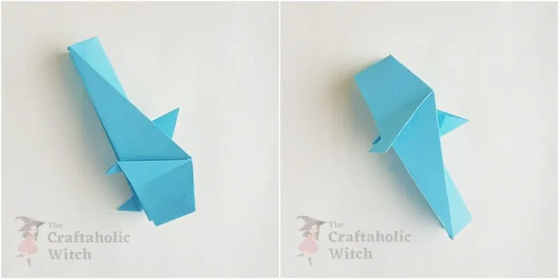 origami shark step 13