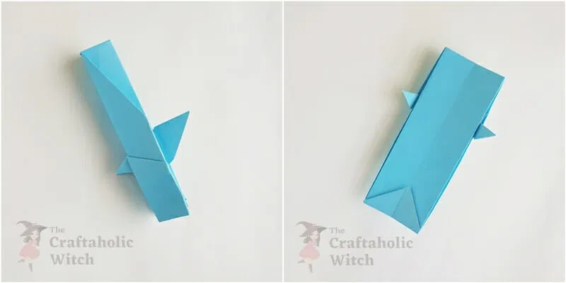 origami shark step 15