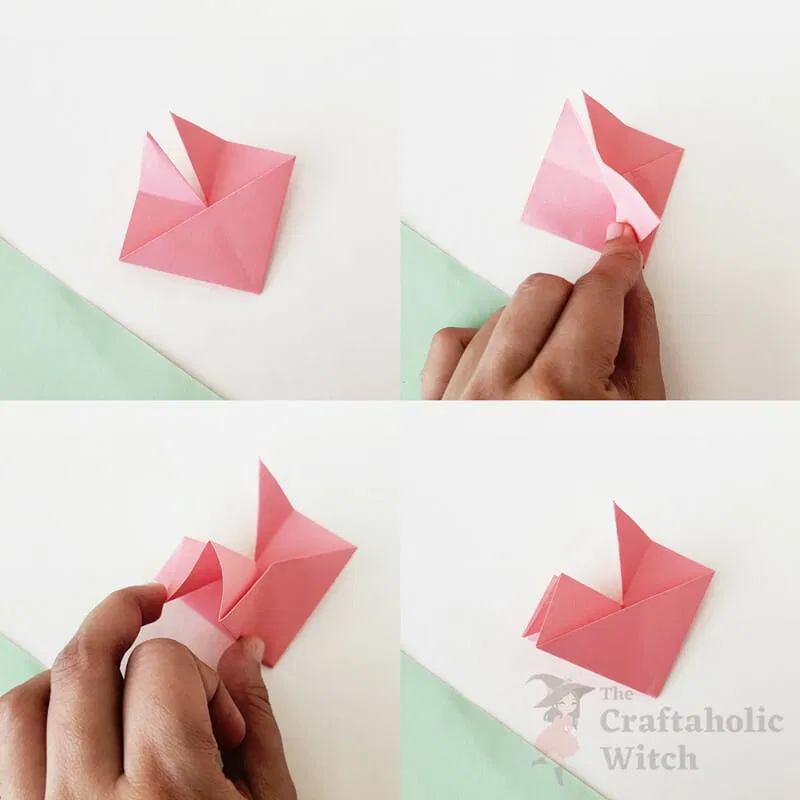 Step 4: Form the Rest of the Origami Heart