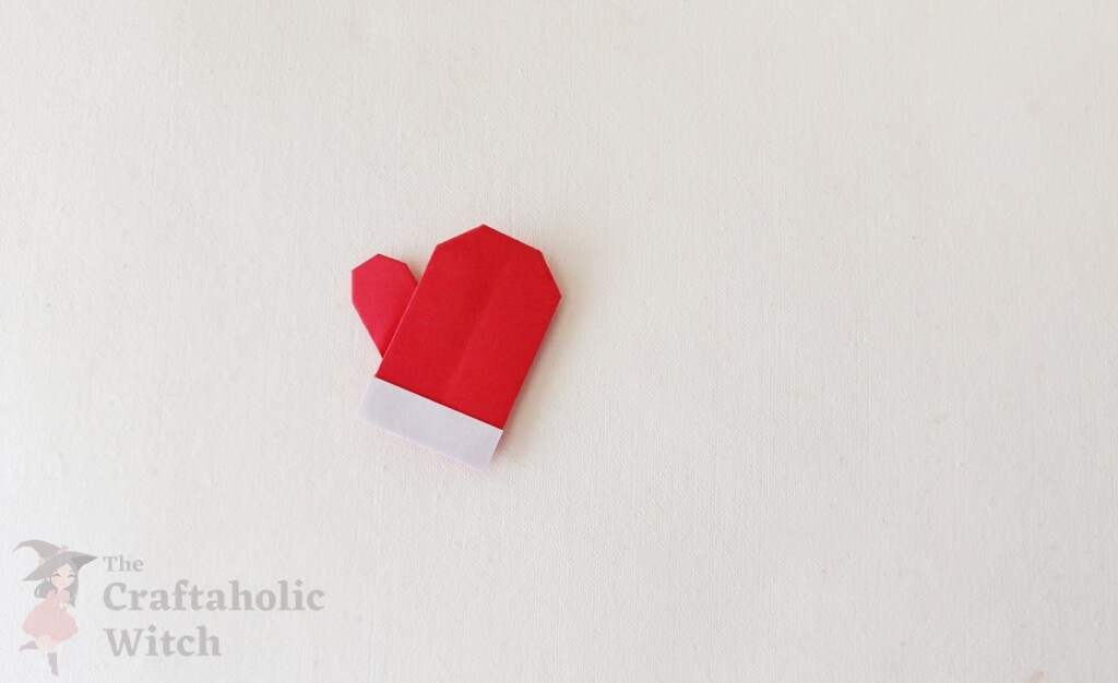 Origami Gloves Steps 15 - Easy Origami Gloves and Stockings for Christmas (Video with Step Breakdown)