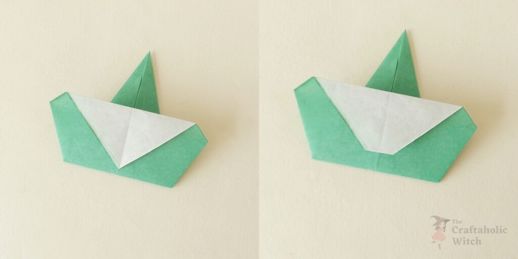 Easy Origami Leprechaun Tutorial for St. Patrick’s Day (With Video) 7 Origami-Leprechaun-Step-5