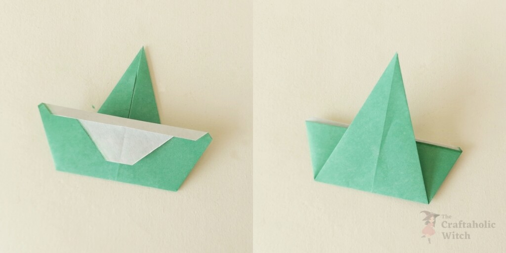Easy Origami Leprechaun Tutorial for St. Patrick’s Day (With Video) 8 Origami-Leprechaun-Step-6