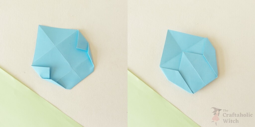 Easy Origami Easter Egg Tutorial (Video & Step-by-Step Breakdown) 11 Origami Egg Steps 10 - Easy Origami Easter Egg Tutorial (Video & Step-by-Step Breakdown)