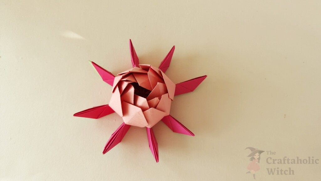 Realistic Origami Lotus Flower Tutorial (with Video + Steps) 10 Lotus Steps 16 Cover - Realistic Origami Lotus Flower Tutorial (with Video + Steps)