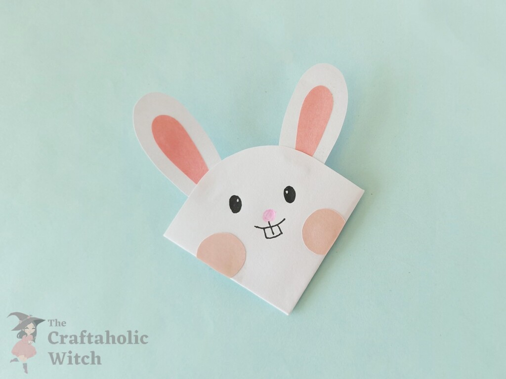 4 Quick & Easy Corner Bookmarks (Free Template + Video) 11 Assembling bunny ear layers