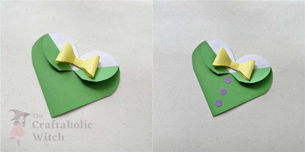 How to Make a Heart Shirt Card for Father’s Day (Free Template & Video) 9 Fathers Day Shirt Card Step 8 - How to Make a Heart Shirt Card for Father’s Day (Free Template & Video)