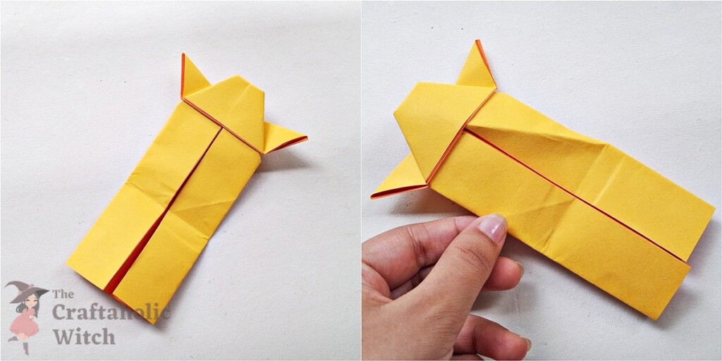 How to Fold an Origami Koi Fish (Video with Instructions) 12 Step 10: Unfold and Make Diagonal Crease