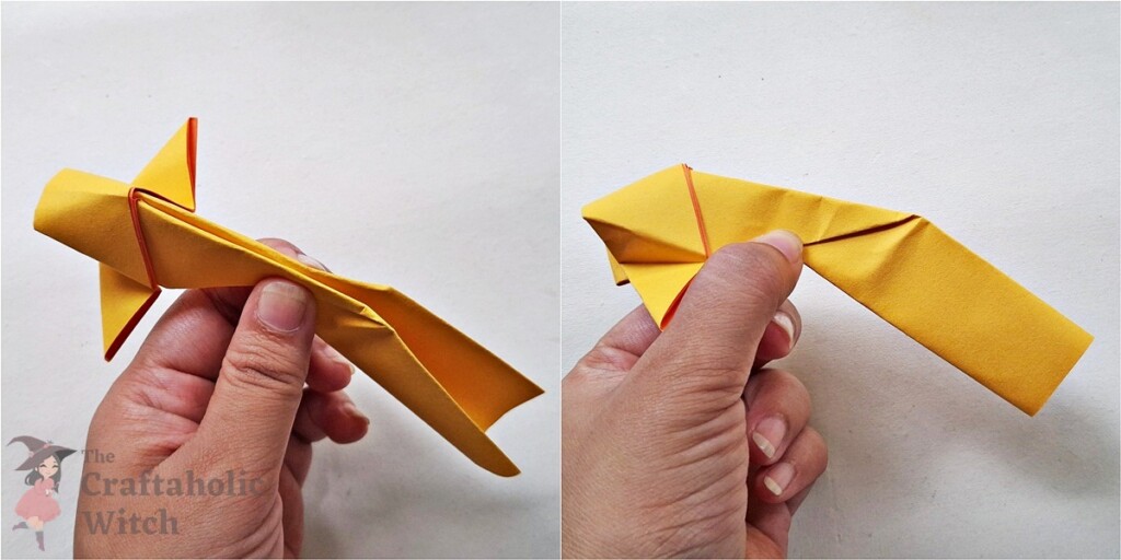 How to Fold an Origami Koi Fish (Video with Instructions) 14 Step 12: Flatten the Pattern Along the Diagonal Creases