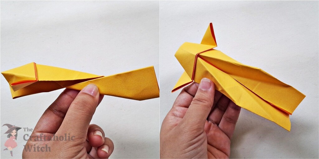 How to Fold an Origami Koi Fish (Video with Instructions) 15 Step 13: Fold in the Bottom Side and Make 2 Unfolds