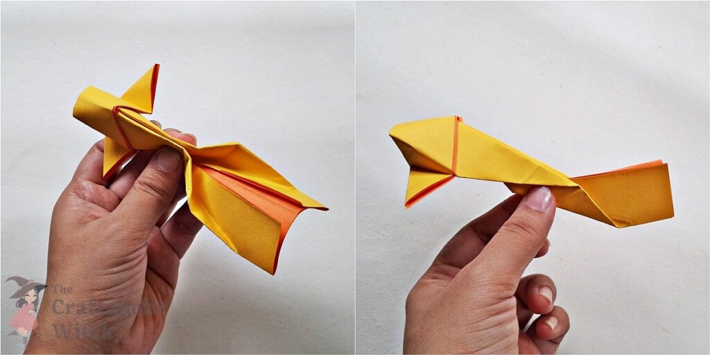 How to Fold an Origami Koi Fish (Video with Instructions) 16 Step 14: Forming the Tail Fin of the Origami Koi
