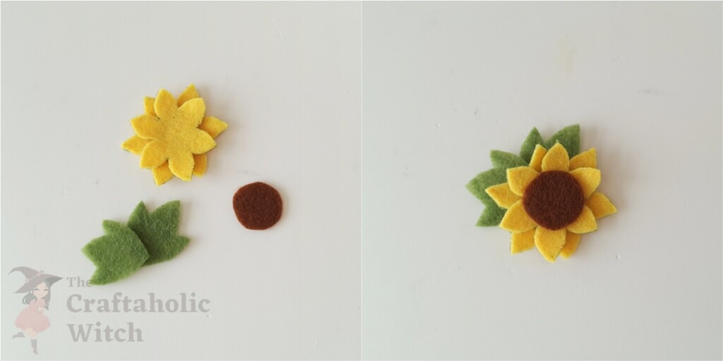 Step 3: Assemble the Decorative Felt Flower Step 3: Assemble the Decorative Felt Flower