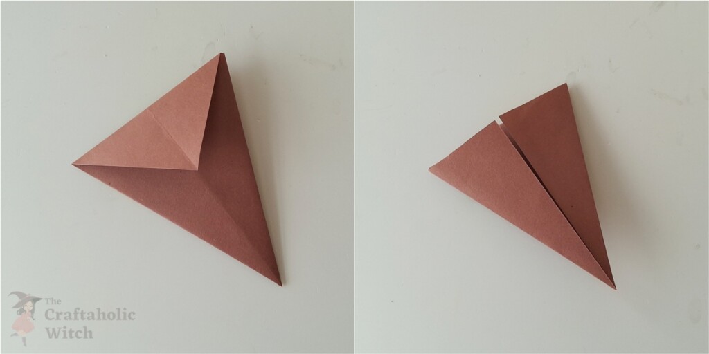 Step 4: Folding the Triangle Flap Step 4: Folding the Triangle Flap