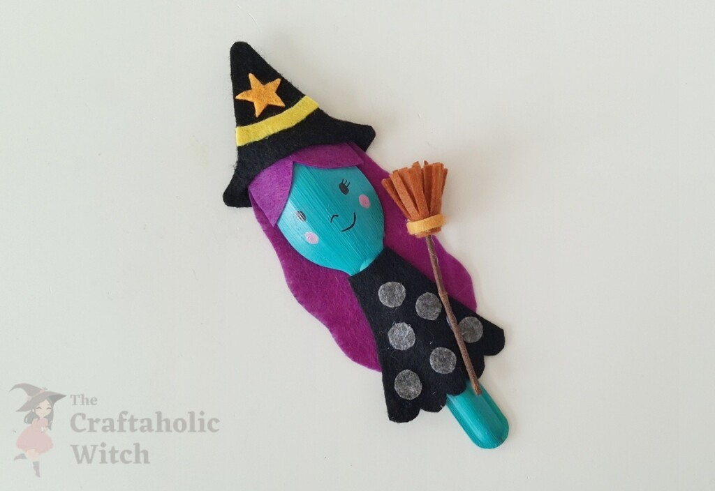 DIY Recycled Spoon Witch for Halloween (Free Template Included!) 12 Spoon Witch Craft Steps 10 - DIY Recycled Spoon Witch for Halloween (Free Template Included!)
