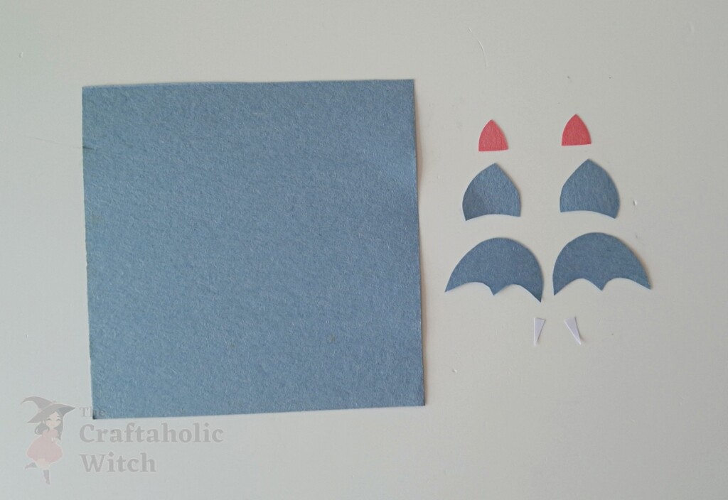 4 Easy Halloween Bookmarks for Kids (Free Template + Video) 3 origami bat steps 1 - 4 Easy Halloween Bookmarks for Kids (Free Template + Video)