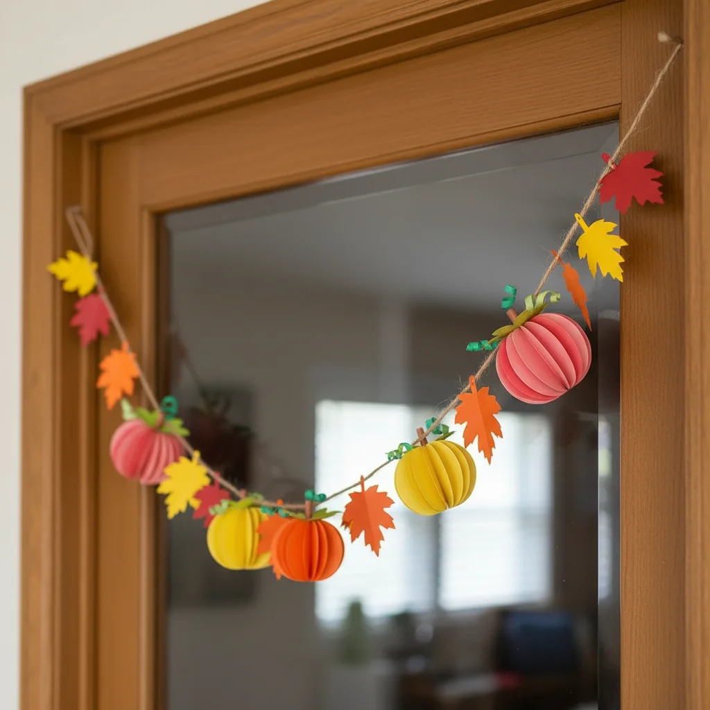 Easy 3D Paper Pumpkin to Make with Kids (with Video) 2 3d paper pumpkin display ideas in fall decoration - Easy 3D Paper Pumpkin to Make with Kids (with Video)