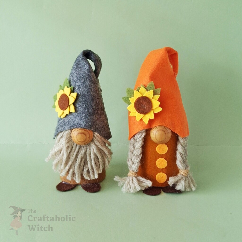 How to Make Felt Fall Gnomes (with Free Pattern & Video) 14 Fall Cone Gnome Images 1 - How to Make Felt Fall Gnomes (with Free Pattern & Video)