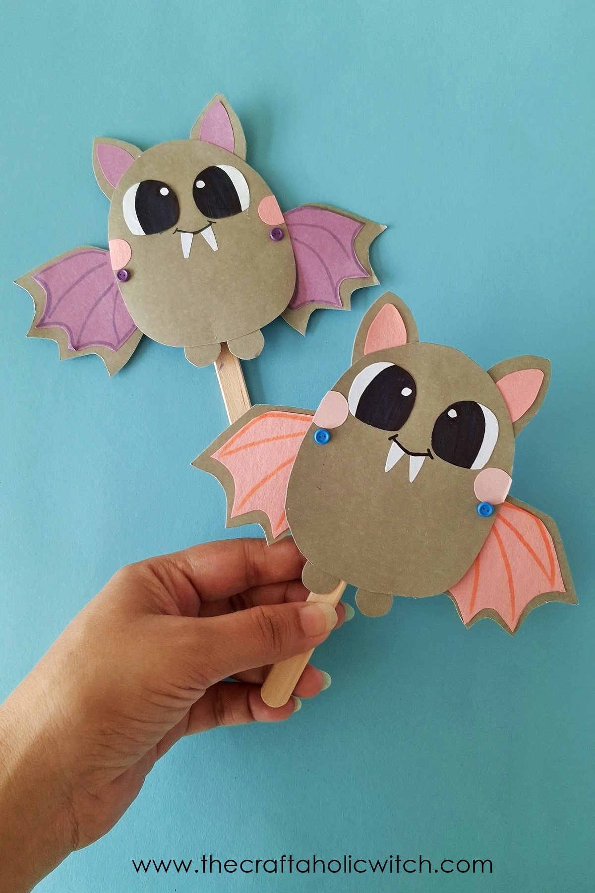 Craft a Flapping Paper Bat (Free Template with Video Tutorial) for Halloween 11 moving paper bat for Halloween