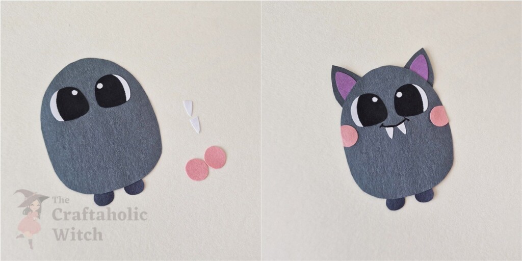 Craft a Flapping Paper Bat (Free Template with Video Tutorial) for Halloween 5 Moving Paper Bat Step 3 - Craft a Flapping Paper Bat (Free Template with Video Tutorial) for Halloween