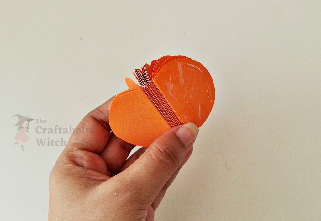 Easy 3D Paper Pumpkin to Make with Kids (with Video) 15 Papercraft Pumpkin Step 6 - Easy 3D Paper Pumpkin to Make with Kids (with Video)