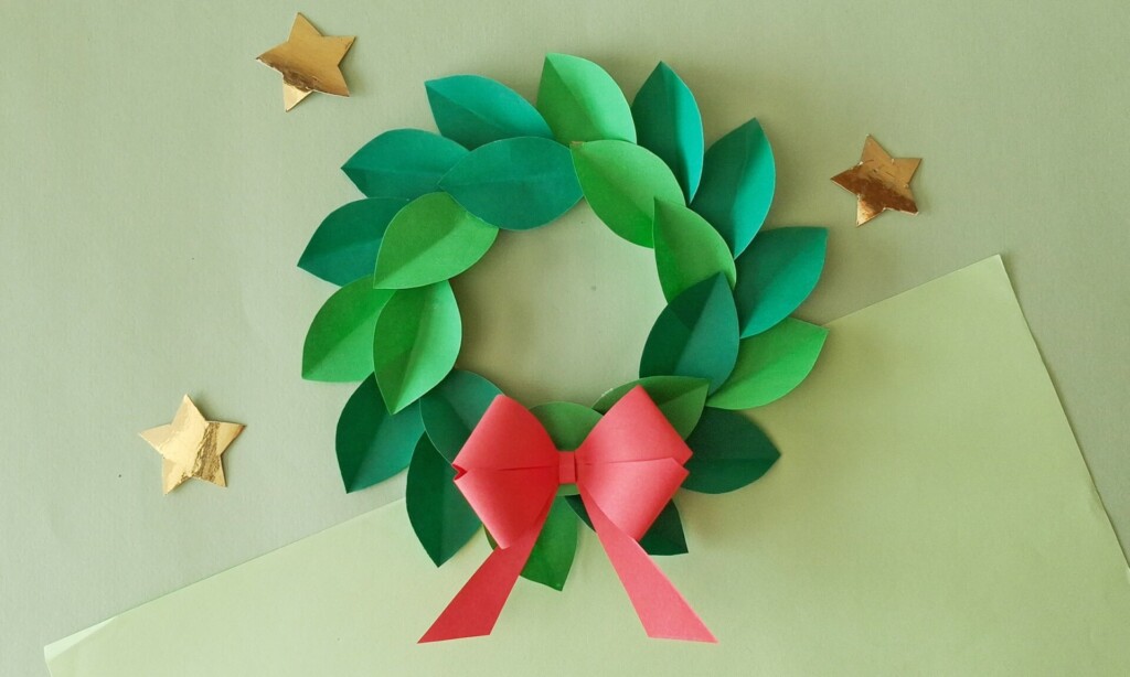 christmas wreath craft for kids