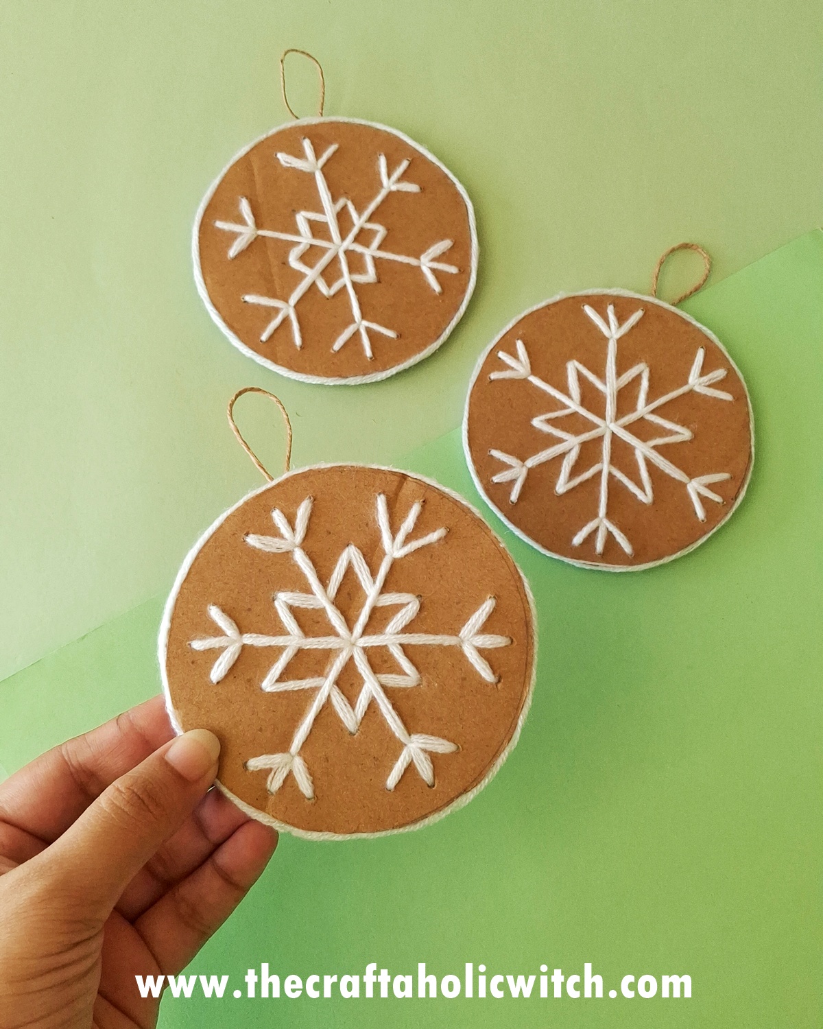 Easy Cardboard Snowflake Ornament for Kids (Free Template + Video Tutorial) 9 cardboard snowflake ornament finals 1 1 - Easy Cardboard Snowflake Ornament for Kids (Free Template + Video Tutorial)